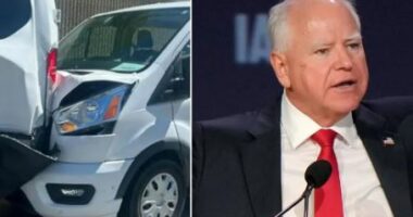 Incident gjatë fushatës në SHBA/ Makina e kandidatit demokrat për zv.president përfshihet në aksident