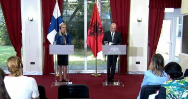 “Marrëdhënie të shkëlqyera mes dy vendeve”, Hasani pret homologen finlandeze: Stabiliteti i Ballkanit, rëndësi jetike!