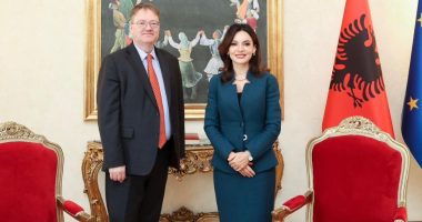 Kryetarja e Kuvendit pret Ambasadorin e Mbretërisë së Bashkuar në Kryesi