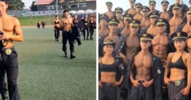 Policia koreano-jugore tërheq vëmendjen me kalendarin e ri, synon mbledhjen e parave për fëmijët e abuzuar