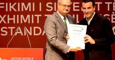 Policia Bashkiake e Tiranës merr certifikimin ISO-9001 nga gjermanët e DEKRA-s, Veliaj: Aleatë me qytetarin!