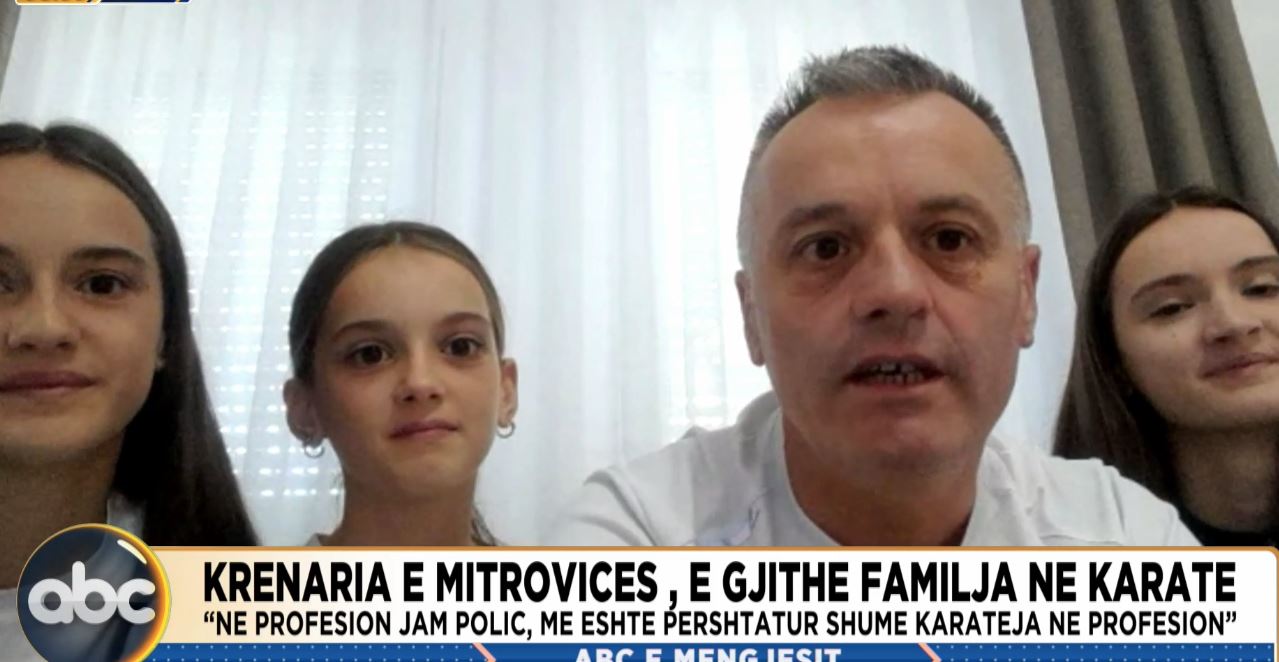 E gjithë familja në karate/ Rexha: Në profesion jam polic, vajzat e nisën si pasion