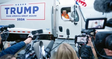 Trump me jelekun e plehrambledhësve/ Shfaqet në një miting një ditë pas deklaratave të Biden për mbështetësit e tij