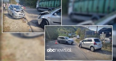 Përplasen dy automjete në Rreshen, një i lënduar