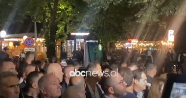 VIDEO/ Protesta vijon dhunën, militantët shkulin banderolat