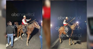 VIDEO+FOTO / Me kalë, pro Ilir Metës. Opozita organizon protestë në disa segmente
