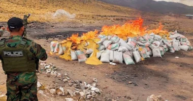 VIDEO/ Autoritetet boliviane shkatërrojnë 21.6 ton kokainë pas konfiskimit rekord