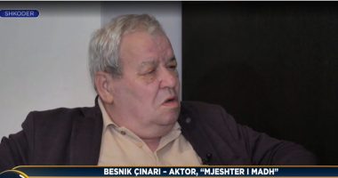 “Mjeshtri i madh” i humorit shkodran, Besnik Çinari: Sot nuk më pëlqen banaliteti