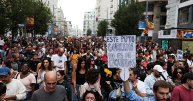 Protestat në Madrid/ Mijëra njerëz në rrugë për shkak të çmimeve të larta të qirave