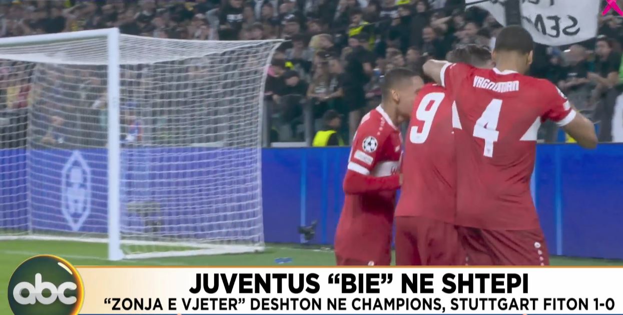 Juventus “bie” në shtëpi/ “Zonja e Vjetër” dështon në Champions, Stuttgart fiton