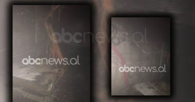 FOTO/ Zjarri në pallatin 10-katësh në Lezhë, shkak dyshohet shkëndija në kabinën elektrike