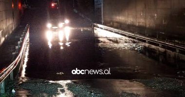 VIDEO/ Reshje të dendura përfshijnë Kurbinin dhe Krujën, probleme pranë nënkalimit në Fushë Mamurras
