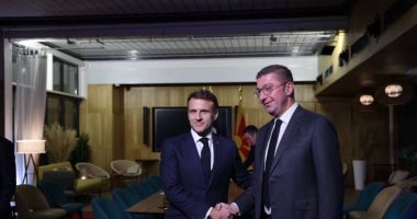 Mickoski shprehet optimist për integrimin evropian pas takimit me Macronin