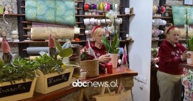 Historia e artistes së luleve/ Filomena Laçi krijon vepra arti me materiale të riciklueshme