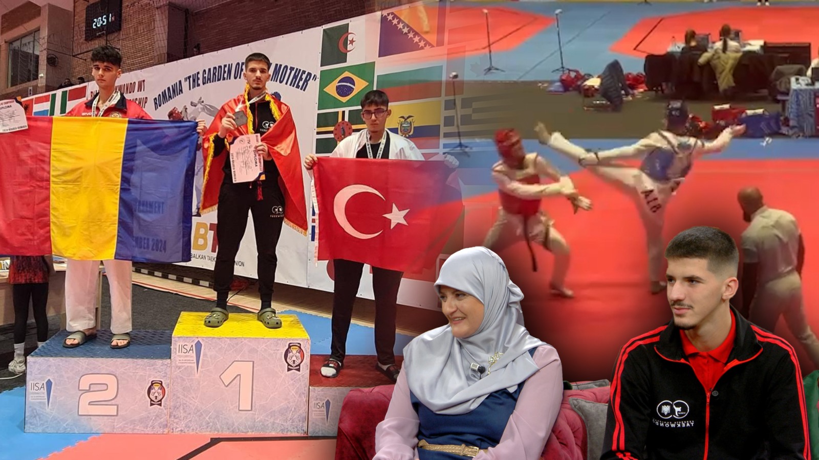 Mes 460 sportistëve, i riu i dhuron Shqipërisë medalje ari në Kampionatin Ballkanik të Taekwondo-s