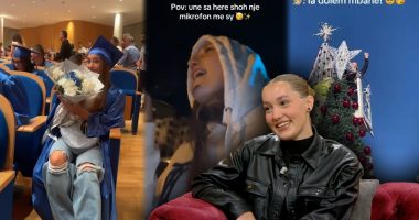 Vendosi yllin e pemës së Krishtlindjes në Sheshin “Skënderbej”, studentja e sporteve tregon eksperiencën virale