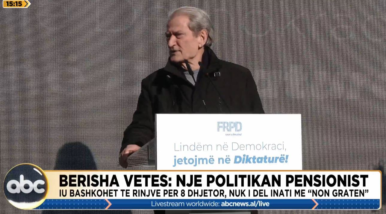 Berisha vetes: Një politikan pensionist/ Iu bashkohet të rinjve për 8 Dhjetor, nuk i del inati me “non gratën”