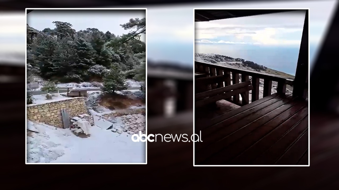 VIDEO/ Qafa e Llogarasë “stoliset” me dëborë në prag të Krishtlindjes