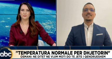 “Temperatura normale për dhjetorin”/ Osmani: Në ditët në vijim, moti do të jetë i qëndrueshëm