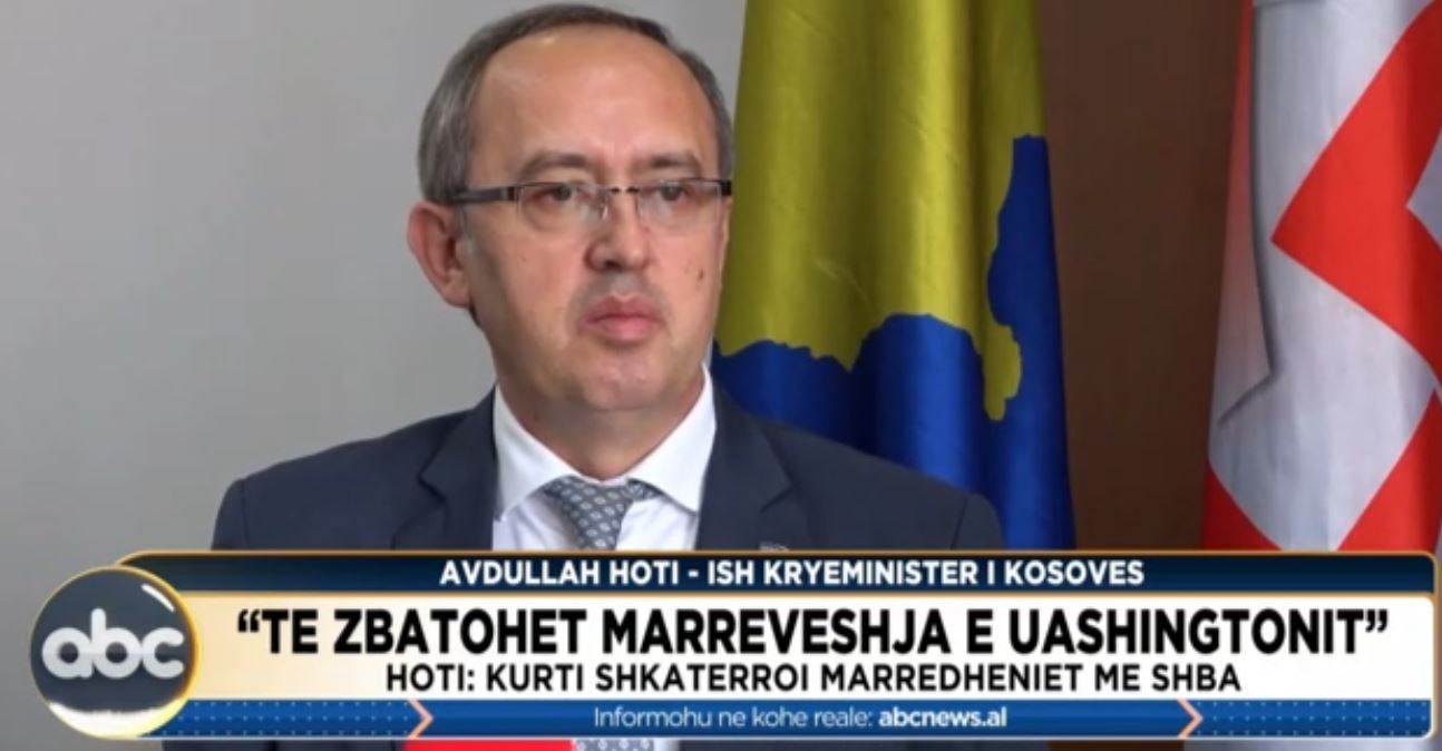 “Të zbatohet marrëveshja e Uashingtonit”/ Hoti: Kurti shkatërroi marredhëniet me SHBA