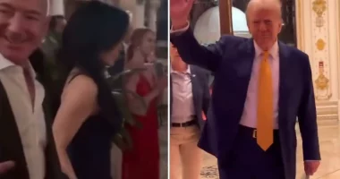 Jeff Bezos dhe Lauren Sanchez darkojnë me Trump në Mar-a-Lago