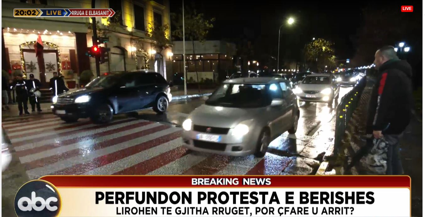 Përfundon protesta e Berishës, lirohen të gjitha rrugët