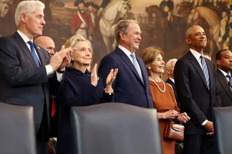 Inaugurimi i Trump, mbërrijnë në ceremoni ish-presidentët Obama, Clinton dhe Bush