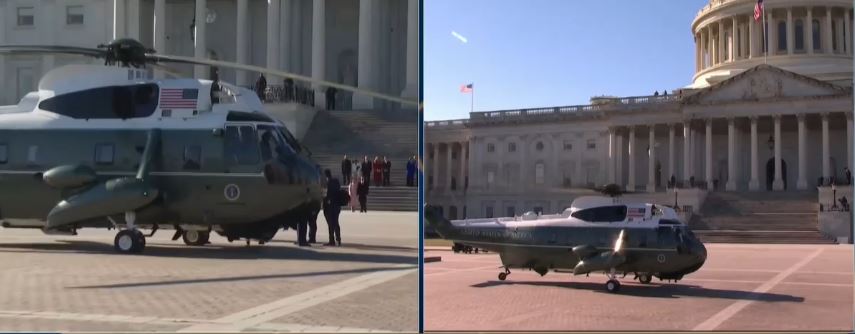 Lamtumirë Biden! Përcillet me helikopter presidenti në ikje