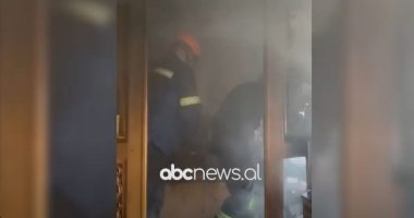 VIDEO/ Zjarr në Metropolinë e Gjirokastrës, zjarrfikësit ndërhyjnë në kohë dhe shuajnë flakët