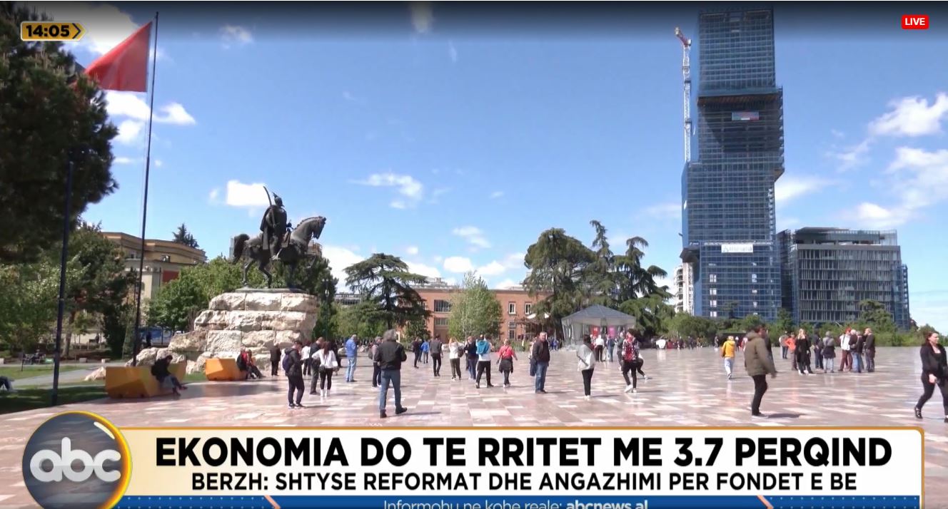 Ekonomia do të rritet me 3.7 përqind/ BERZH lë të pandryshuar projeksionet: Shtysë, reformat dhe angazhimi për fondet e BE