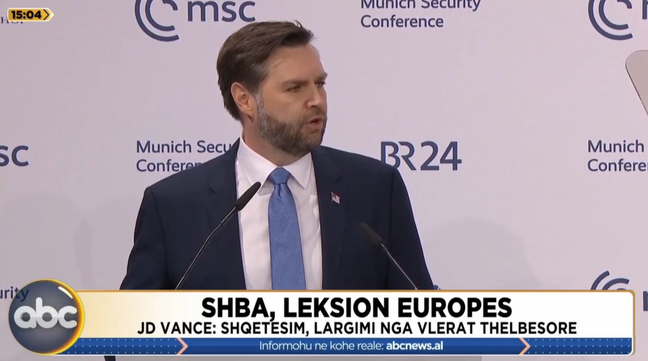 SHBA, leksion Europës/ JD Vance: Shqetësim, largimi nga vlerat thelbësore