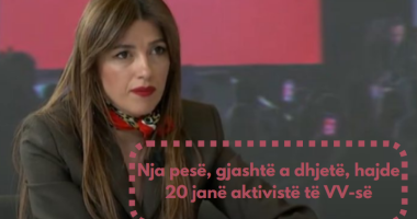 Ministrja Haxhiu e pranon se shpërblyen aktivistët e VetëVendosjes me punë në shtet