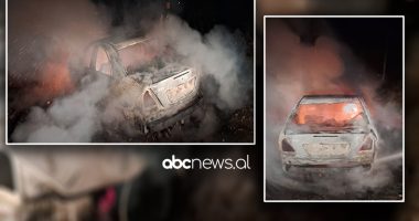 Përfshihet nga flakët automjeti në autostradën Laç-Mamurras, shpëton mrekullisht shoferi