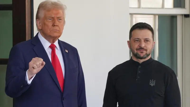 Zelensky në Shtëpinë e Bardhë, pritet nga presidenti Trump