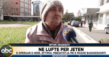 Në luftë për jetën/ E operuar 6 herë, Eftimia: Mbështetja më e madhe bashkëshorti