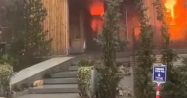 Përfshihet nga flakët një hotel në Brezovicë, nuk ka të lënduar