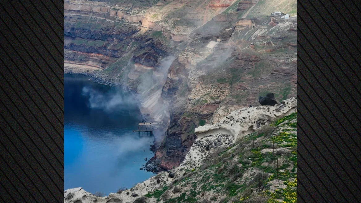 VIDEO/ Tërmetet e njëpasnjëshme në Santorini shkaktojnë rrëshqitje dherash