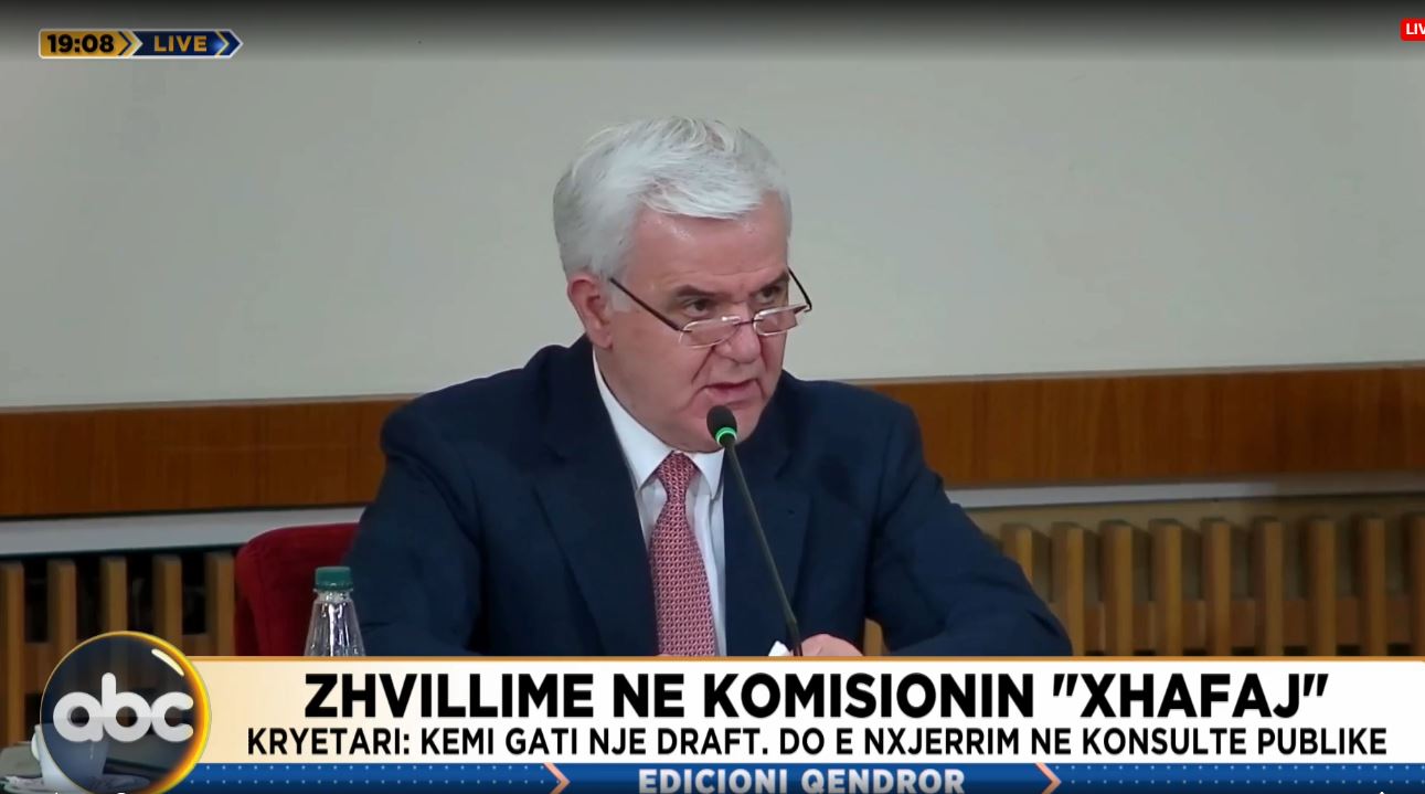 Zhvillime në komisionin “Xhafaj”/ Kryetari: Gati drafti për konsultim publik. Ekspertët: Komision për monitorimin e ‘drejtësisë’