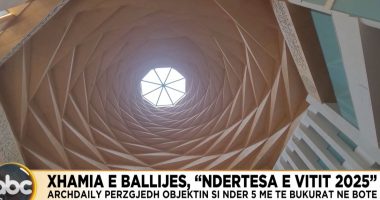 Xhamia e Ballijes, “Ndërtesa e Vitit 2025”/ ArchDaily përzgjedh objektin si ndër 5 më të bukurat në botë