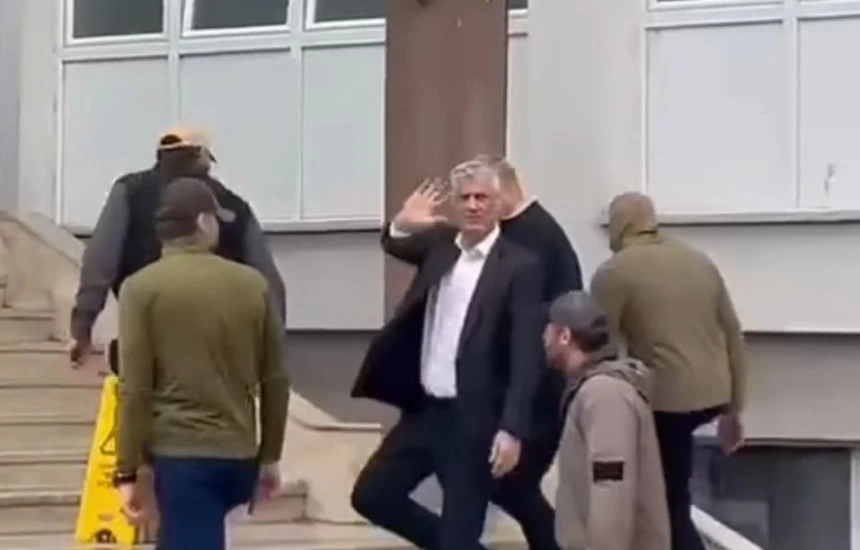 Hashim Thaçi “del” nga burgu në Hagë, viziton të atin në spital në Kosovë