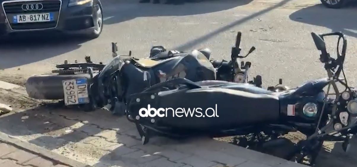 VIDEO/ Aksident në Shëngjin, përplasen dy motomjete. Raportohet për një të plagosur