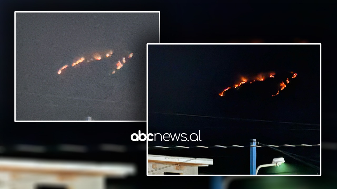 VIDEO/ Zjarr në Malin e Gamit, terreni i vështirë për ndërhyrjen e zjarrfikësve