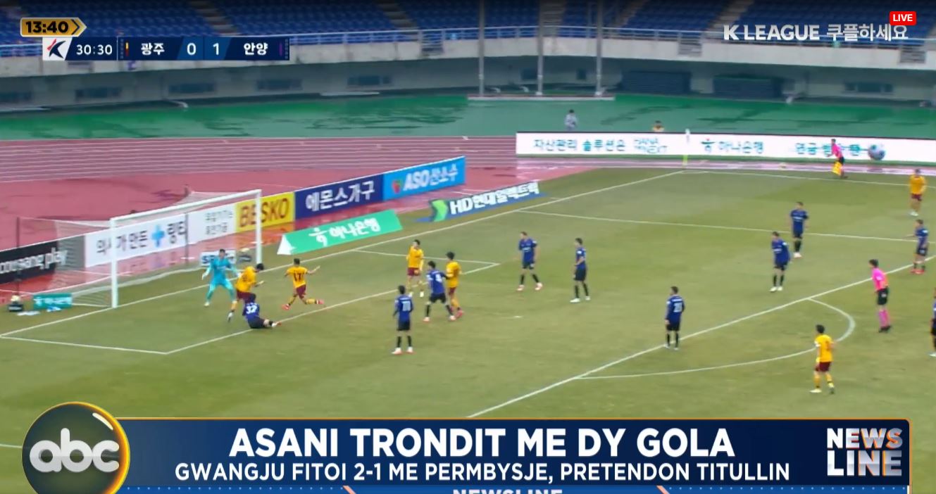 Asani trondit me dy gola/ Ylli kuqezi shkëlqen sërish në Korenë e Jugut