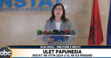 Ulet papunësia në vend/ INSTAT: Në fund të vitit 2024 rezultoi 8.8 përqind, ndikuan industria dhe shërbimet
