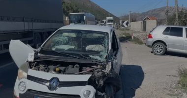 Aksident në aksin Lezhë-Shkodër, përplasen autobusi i punonjësve të kampit të Gjadrit dhe dy automjete, dy të plagosur