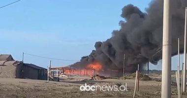 VIDEO/ Digjet plotësisht një lokal në bregdetin e Darzezës