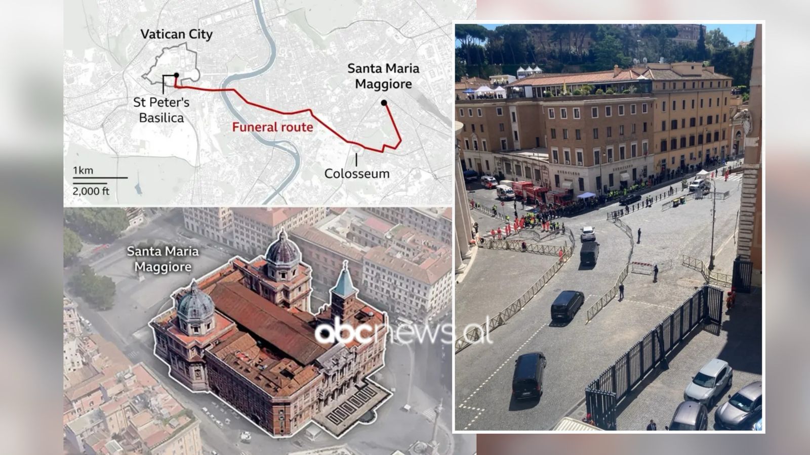 Udhëtimi i fundit i Papa Françeskut/ Lë përjetësisht Vatikanin, drejt kishës Santa Maria Maggiore