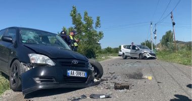 VIDEO/ Aksident në rrugën dytësore Lezhë-Manati, 5 të plagosur