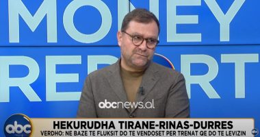 Projektet hekurudhore në vend, Verdho: Hekurudha Tiranë-Rinas-Durrës jemi në 90% të punimeve…