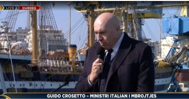 “Libra” bëhet shqiptare/ Ministri italian i Mbrojtjes: Jetojmë në kohë të vështira, kombet të bashkëpunojnë më ngushtë